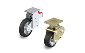 ALEV Spring loaded fixed castors