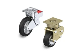 ALEV Spring loaded swivel castors with plate