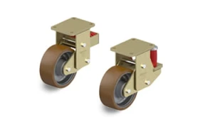 GB Spring loaded fixed castors