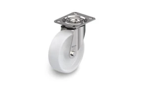 PO Stainless steel swivel castors with plate