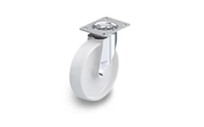 PO Swivel castors with plate