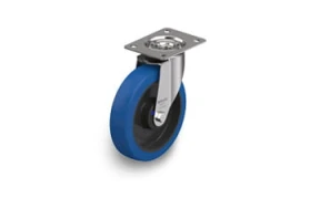 POBS Stainless steel swivel castors with plate