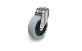 POEV Stainless steel swivel castors with bolt hole