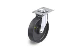 PPEL Swivel castors with plate