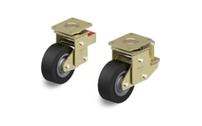 SE Spring loaded swivel castors with plate