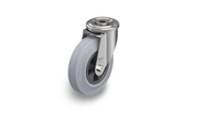 VPP Stainless steel swivel castors with bolt hole